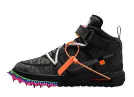 オフホワイト × ナイキ エアフォース1 ミッド "ブラック"