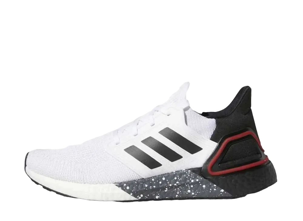 アディダス ウルトラブースト 20 "ホワイト スカーレット"