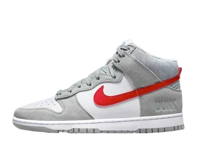 ナイキ ダンク ハイ レトロ SE アスレチック クラブ "ライト スモーク グレー アンド ジム レッド"