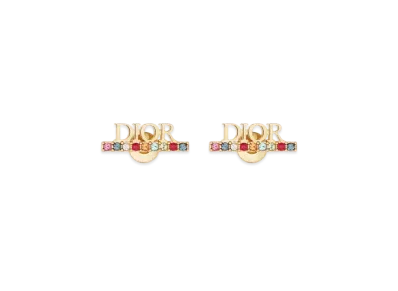 Dior Dior(r)evolution Stud Earrings "Gold/Multicolor"