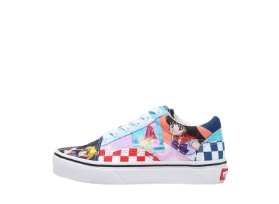 Pretty Guardian Sailor Moon × Vans KIDS Old Skool Patchwork "Sailor Multi"