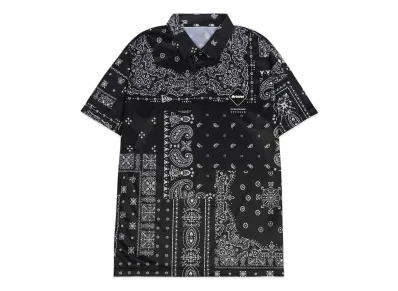 NEW ERA F.C.Real Bristol Bandana Polo Shirt "Black"
