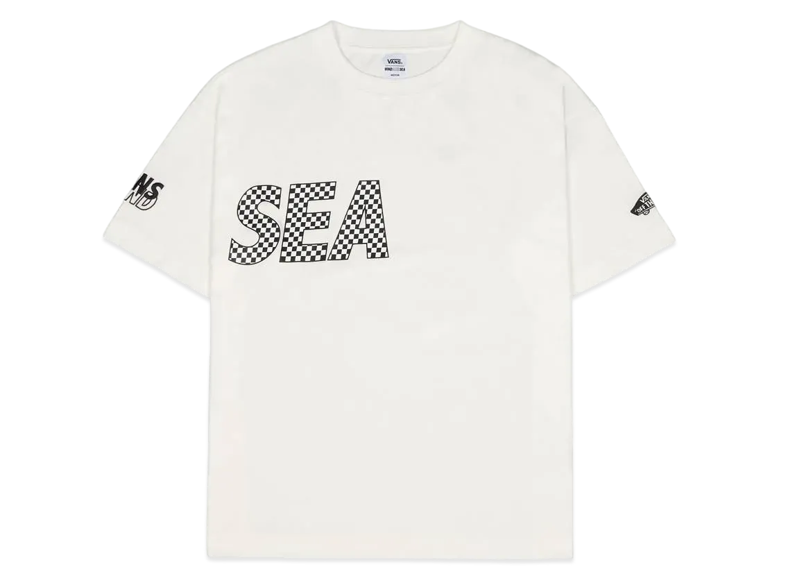 WIND AND SEA x VANS SHORT SLEEVE T-SHIRT "White"