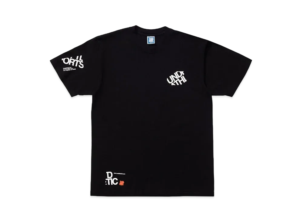 UNDEFEATED CUTOUTS S/S TEE - 80335 "Black"