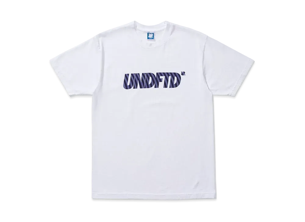 UNDEFEATED WAVE LOGO S/S TEE - 80326 "White"
