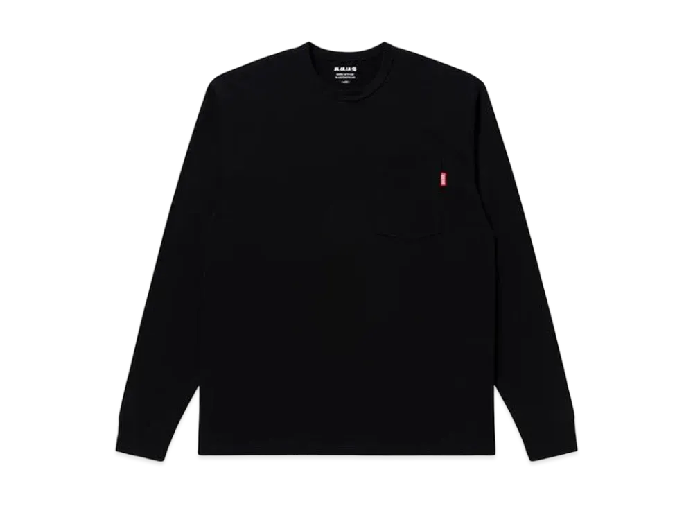 BlackEyePatch Handle With Care Pocket L/S Tee "Black"