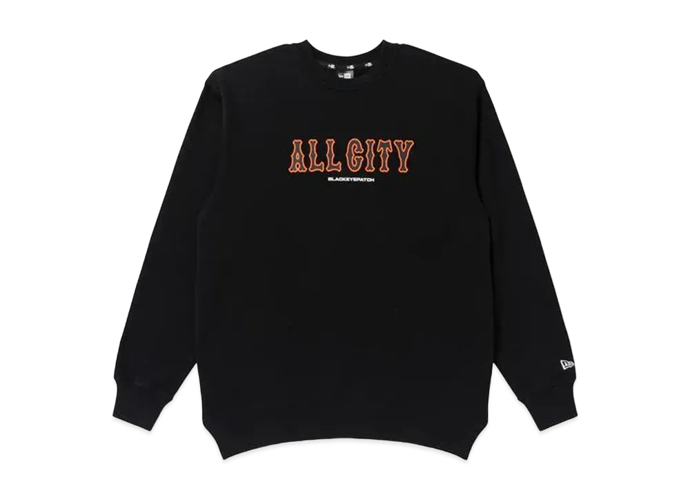 BlackEyePatch YOMIURI GIANTS NEW ERA Crew Sweat "Black"
