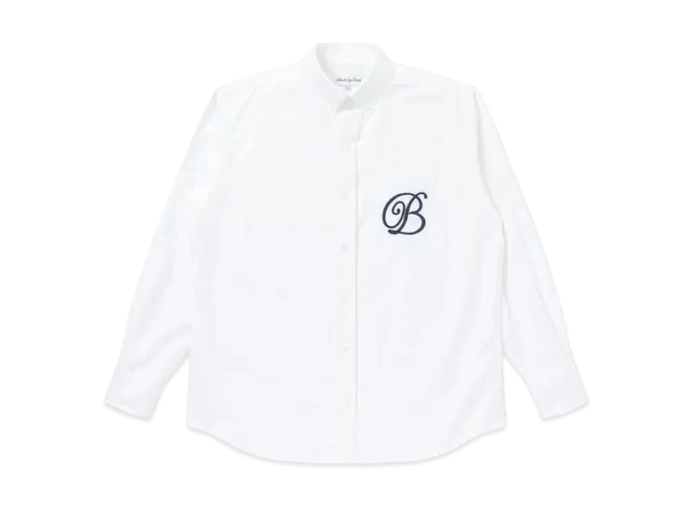 BlackEyePatch B Emblem Oxford Shirt "White"