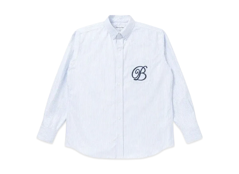BlackEyePatch B Emblem Oxford Shirt "Stripe"