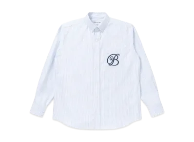 BlackEyePatch B Emblem Oxford Shirt "Stripe"