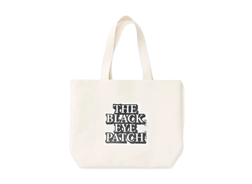 BlackEyePatch OG Label Tote Bag "Off White"