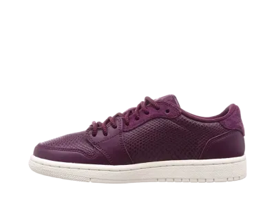 ナイキ ウィメンズ エアジョーダン1 レトロ ロー NS スウッシュレス "ボルドー"