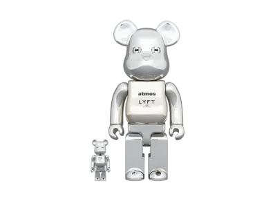 Bearbrick atmos × LYFT 100% & 400%