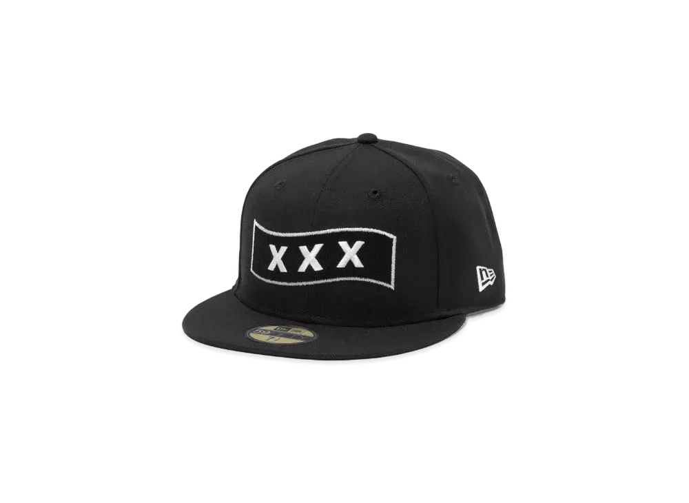 GOD SELECTION XXX NEW ERA 59FIFTY GX-S22-HT-01 "Black"