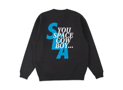 WIND AND SEA X COWBOY BEBOP (YSCB) CREW NECK "Black"