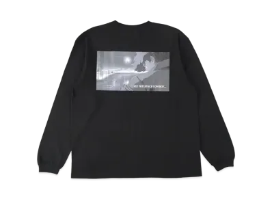WIND AND SEA X COWBOY BEBOP (MESSAGE) L/S TEE "Black"