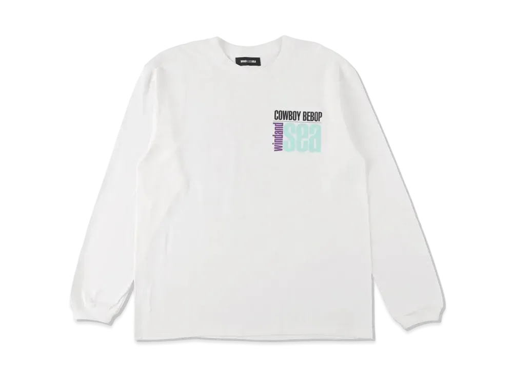WIND AND SEA X COWBOY BEBOP (YSCB) L/S TEE "White"