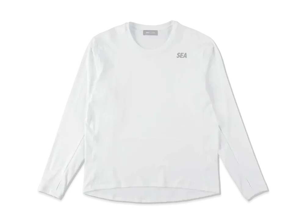 WIND AND SEA WDS (GET FIT BACK ) L/S TOP "White"