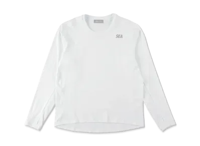 WIND AND SEA WDS (GET FIT BACK ) L/S TOP "White"