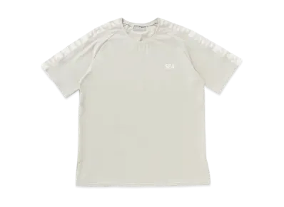 WIND AND SEA WDS (GET FIT BACK ) SHOULDER LINE OVER S/S TOP "Beige"
