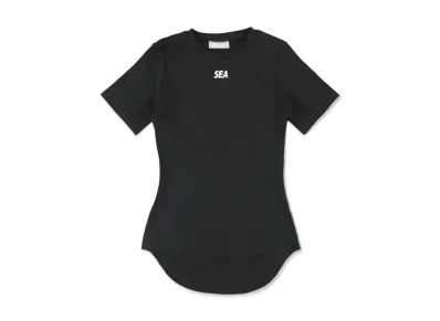 WIND AND SEA WDS (GET FIT BACK - FEMALE) S/S TOP "Black"