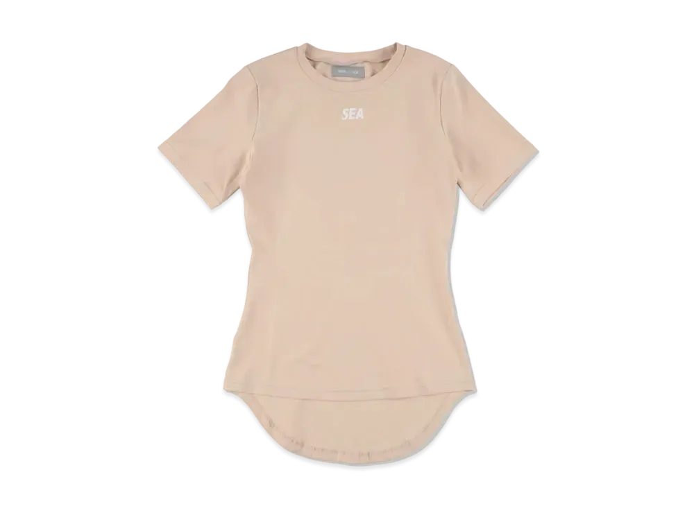 WIND AND SEA WDS (GET FIT BACK - FEMALE) S/S TOP "Beige"