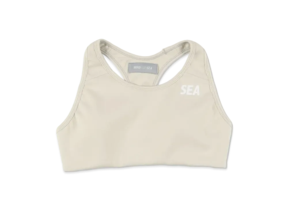 WIND AND SEA WDS (GET FIT BACK - FEMALE) BRA TOP "Beige"