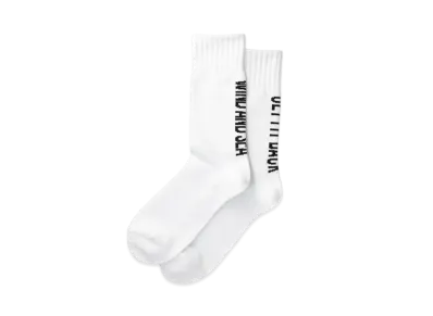 WIND AND SEA WDS (GET FIT BACK ) COTTON SOX "White"