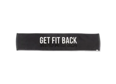 WIND AND SEA WDS (GET FIT BACK ) TOWEL "Black"