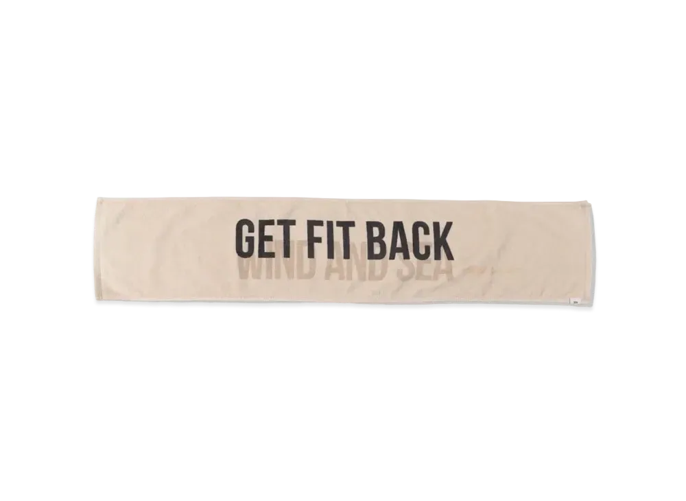 WIND AND SEA WDS (GET FIT BACK ) TOWEL "Beige"