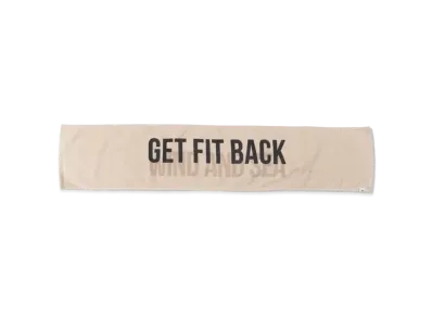 WIND AND SEA WDS (GET FIT BACK ) TOWEL "Beige"
