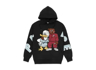 PALACE DOG AND DUCK DROP SHOULDER HOOD "Black"