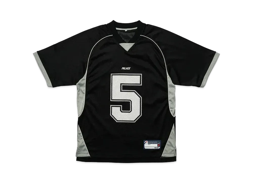 PALACE MESH FOOTBALL TOP "Black"