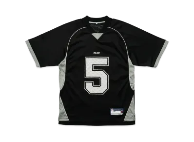 PALACE MESH FOOTBALL TOP "Black"