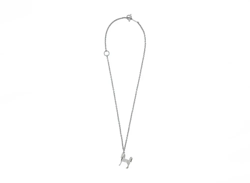 Hermes Panache Necklace "Silver"