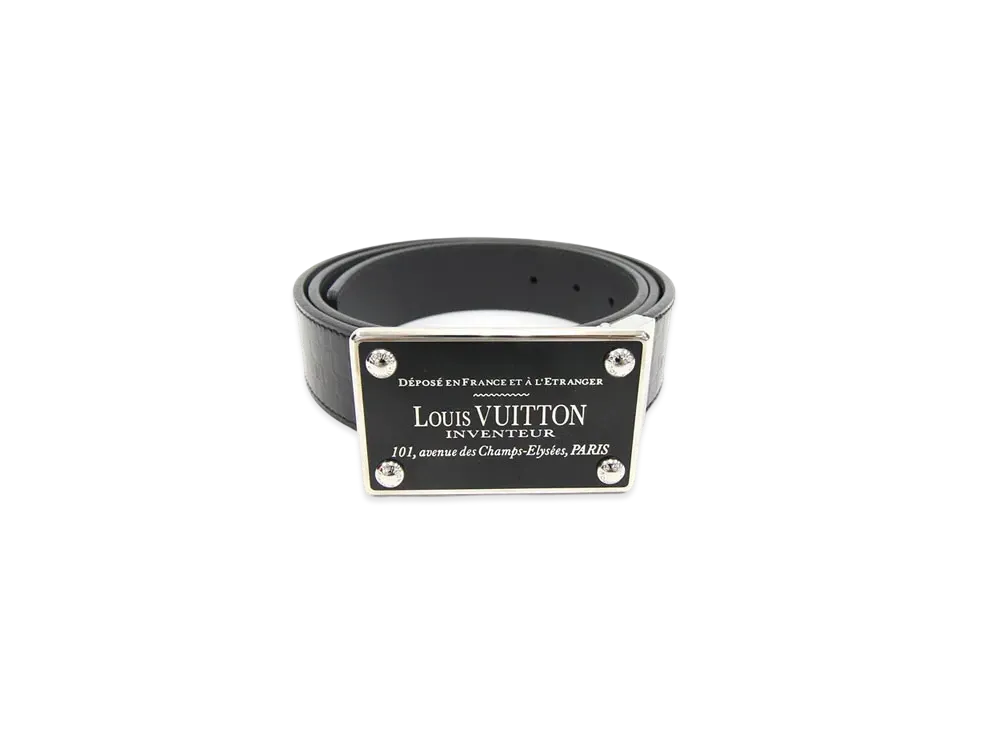 Louis Vuitton Ceinture Inventeur Belt "Noir"