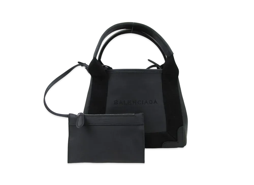 バレンシアガ ネイビー カバス XS "ブラック" 390346CNT1N1000