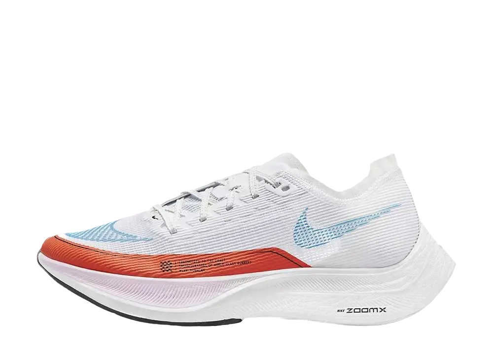 ナイキ ウィメンズ ズームX ヴェイパーフライ ネクスト%2 "ホワイト/レーザーブルー/ラッシュオレンジ"