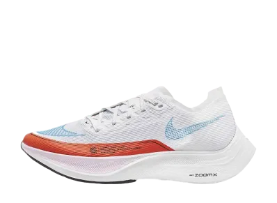 Nike Women's ZoomX Vaporfly Next% 2 "White/Laser Blue/Rush Orange"