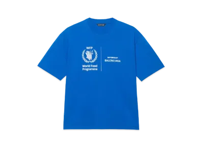 BALENCIAGA WFP Medium Fit T-shirt "Blue"