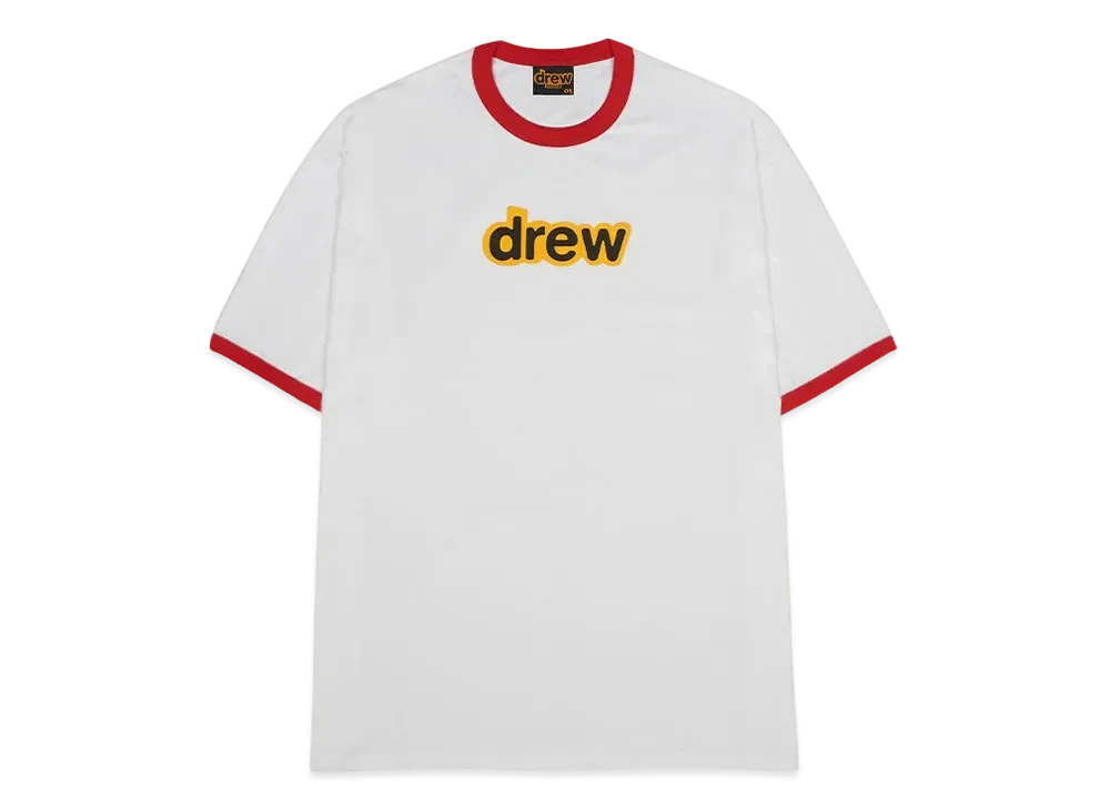 drew house oversized secret ss ringer tee "White"