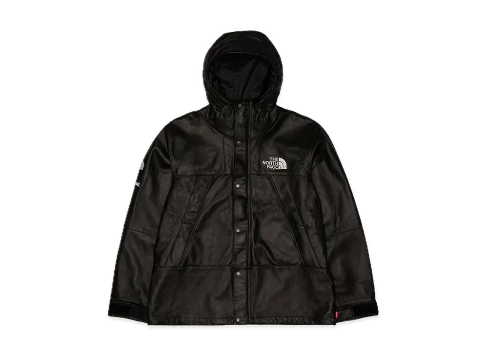 Supreme x The North Face Leather Mountain Parka "Black"