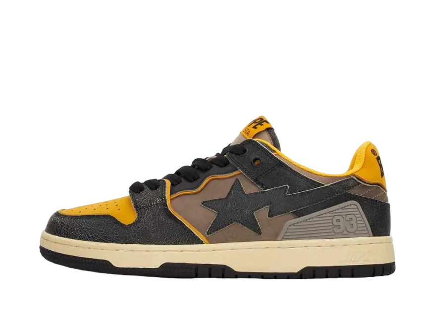 ア ベイジング エイプ スケートスタ "イエロー"