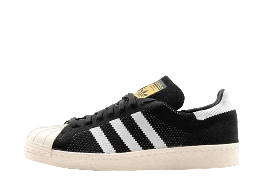 アディダス スーパースター80s プライムニット "ブラック ホワイト"
