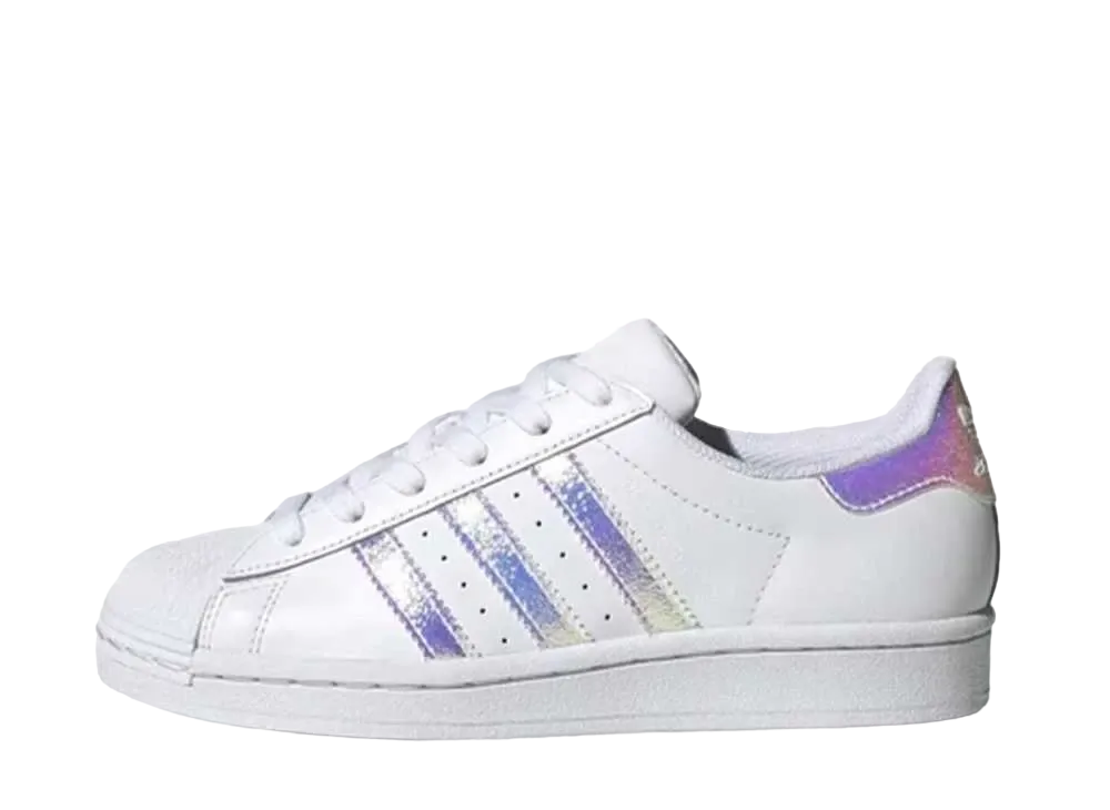 adidas Superstar J Iridescent "Cloud White"