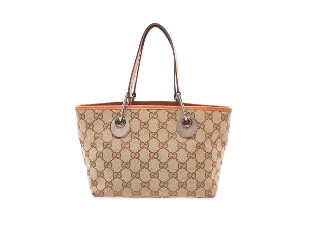 GUCCI GG Canvas Mini Torte Bag "Light Brown"