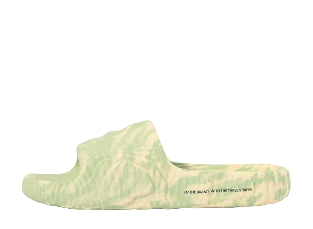 adidas Adilette 22 "Magic Lime/Desert Sand"