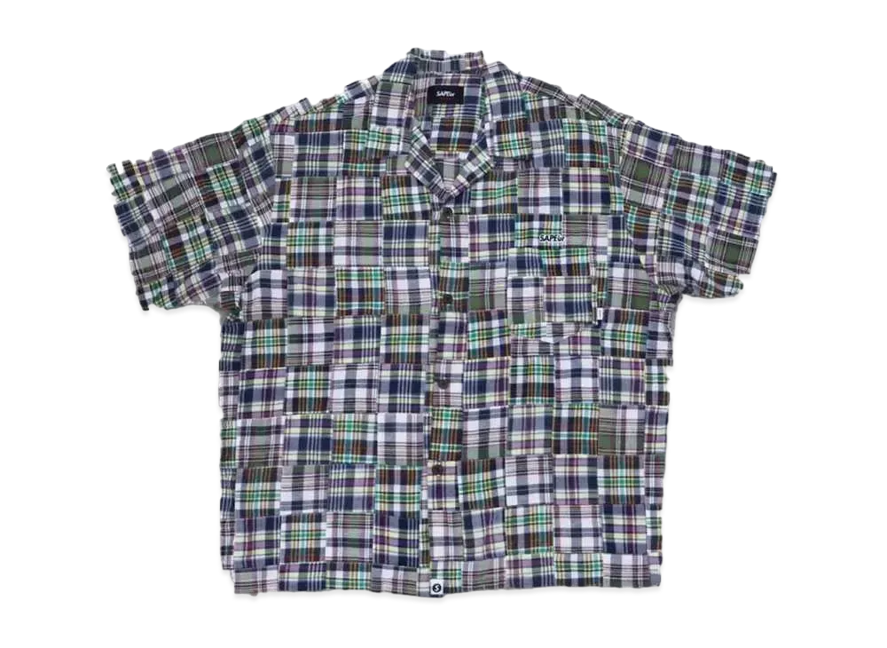 SAPEur PATCHWORKSHIRT SHIRT "Green"