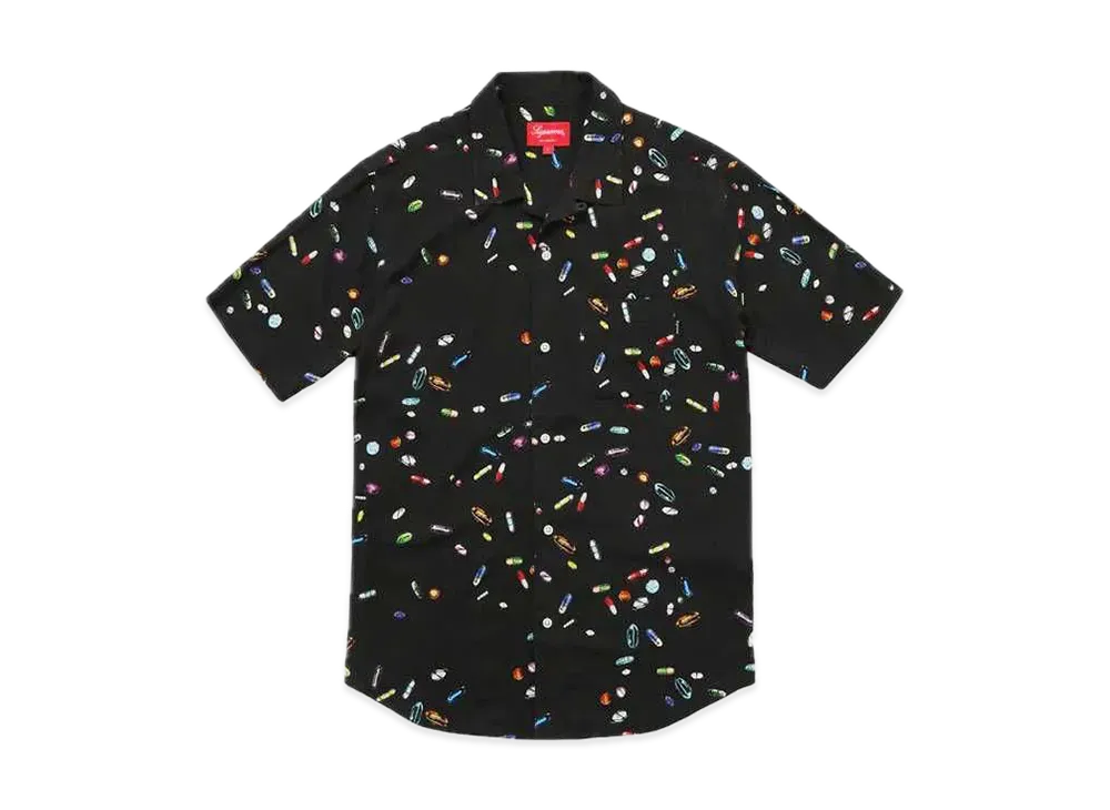 Supreme Pills Rayon Shirt "Black"