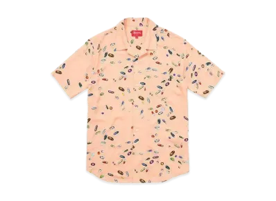 Supreme Pills Rayon Shirt "Pink"